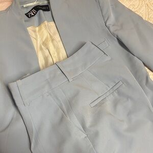 Zara Sky Blue Suit Set